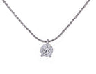 1/2ct. Diamond Raindrop Pendant in 14K White Gold