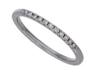 1/10ct. t.w. Fishtail Diamond Anniversary Ring in 14K White Gold