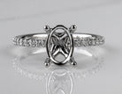 1/5ct. t.w. Diamond Engagement Ring in 14K White Gold