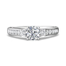 1/2ct. t.w. Round Cut Diamond Engagement Ring in 14K White Gold