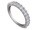 1ct. t.w. Oval Cut Newborn Lab Created Diamond Anniversary Ring in 14K White Gold