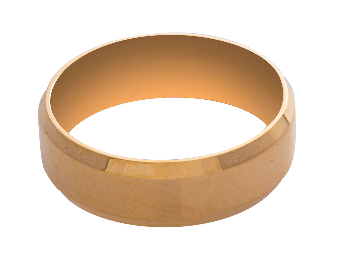 7mm High Polish Men's Wedding Band in 14K Yellow Gold