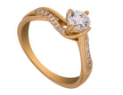 3/5ct. t.w. Round Cut Kessler 81 Diamond Engagement Ring in 14K Yellow Gold