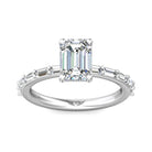 1 1/2ct. t.w. Diamond Engagement Ring in 14K White Gold