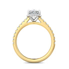 1/3ct. t.w. Diamond Engagement Ring in 14K Yellow and White Gold