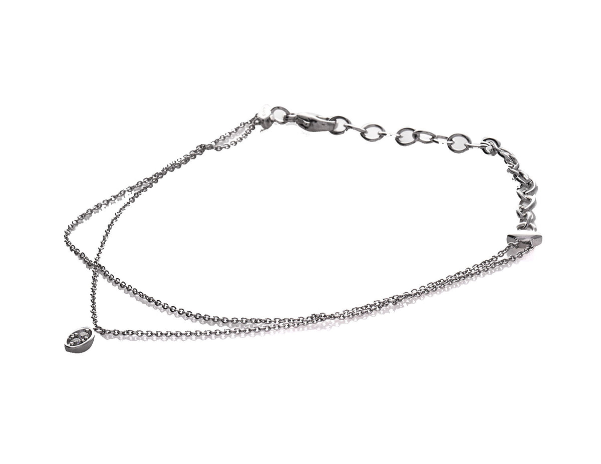 .04ct. t.w. Diamond Bracelet in Sterling Silver