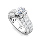 1 1/5ct. t.w. Diamond Engagement Ring in 14K White Gold