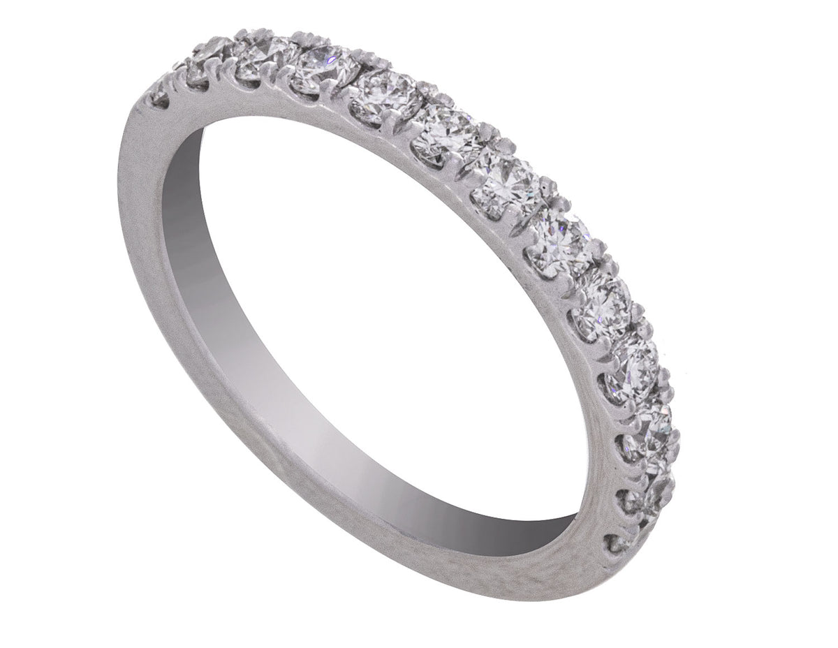 5/8ct. t.w. Diamond Anniversary Ring in 14K White Gold