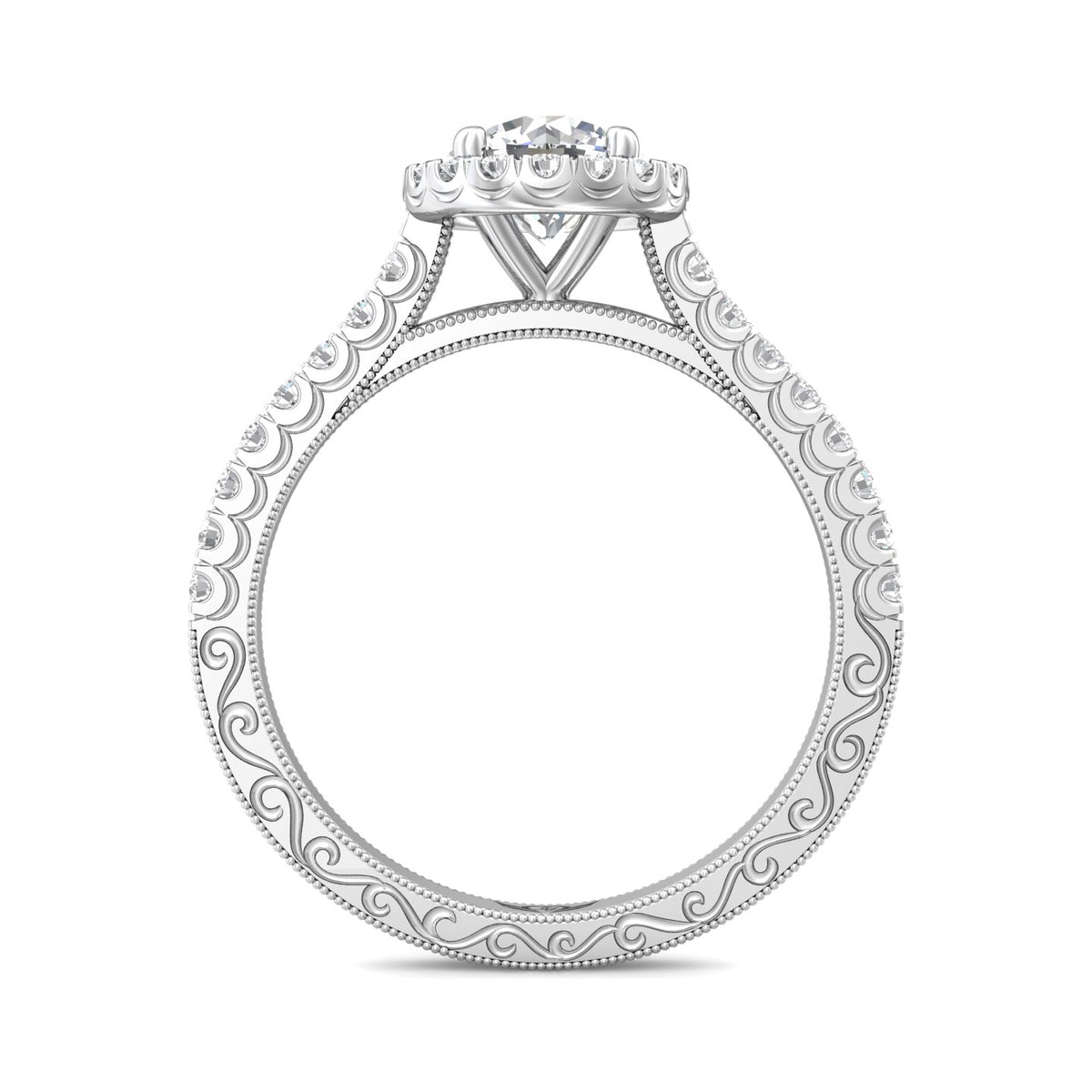 1/3ct. t.w. Diamond Engagement Ring in 14K White Gold