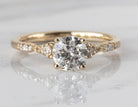 1 1/8ct. t.w. Round Cut Kessler 81 Diamond Engagement Ring in 14K Yellow Gold