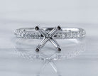 1/5ct. t.w. Diamond Engagement Ring in 14K White Gold