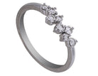 1/4ct. t.w. Diamond Cluster Fashion Ring in 14K White Gold