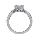 1/4ct. t.w. Round Cut Diamond Engagement Ring in 14K White Gold