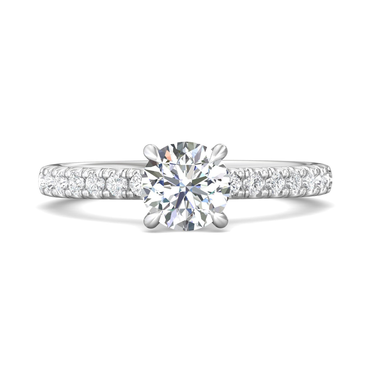 1/3ct. t.w. Diamond Engagement Ring in 14K White Gold