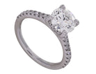 1 3/4ct. t.w. Round Cut Newborn Lab Created Diamond Engagement Ring in 14K White Gold