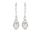 .02ct. t.w. Shimmering Diamond Earrings in Sterling Silver