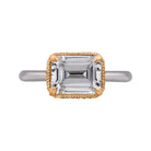 1/10ct. t.w. Diamond Engagement Ring in 14K White and Yellow Gold
