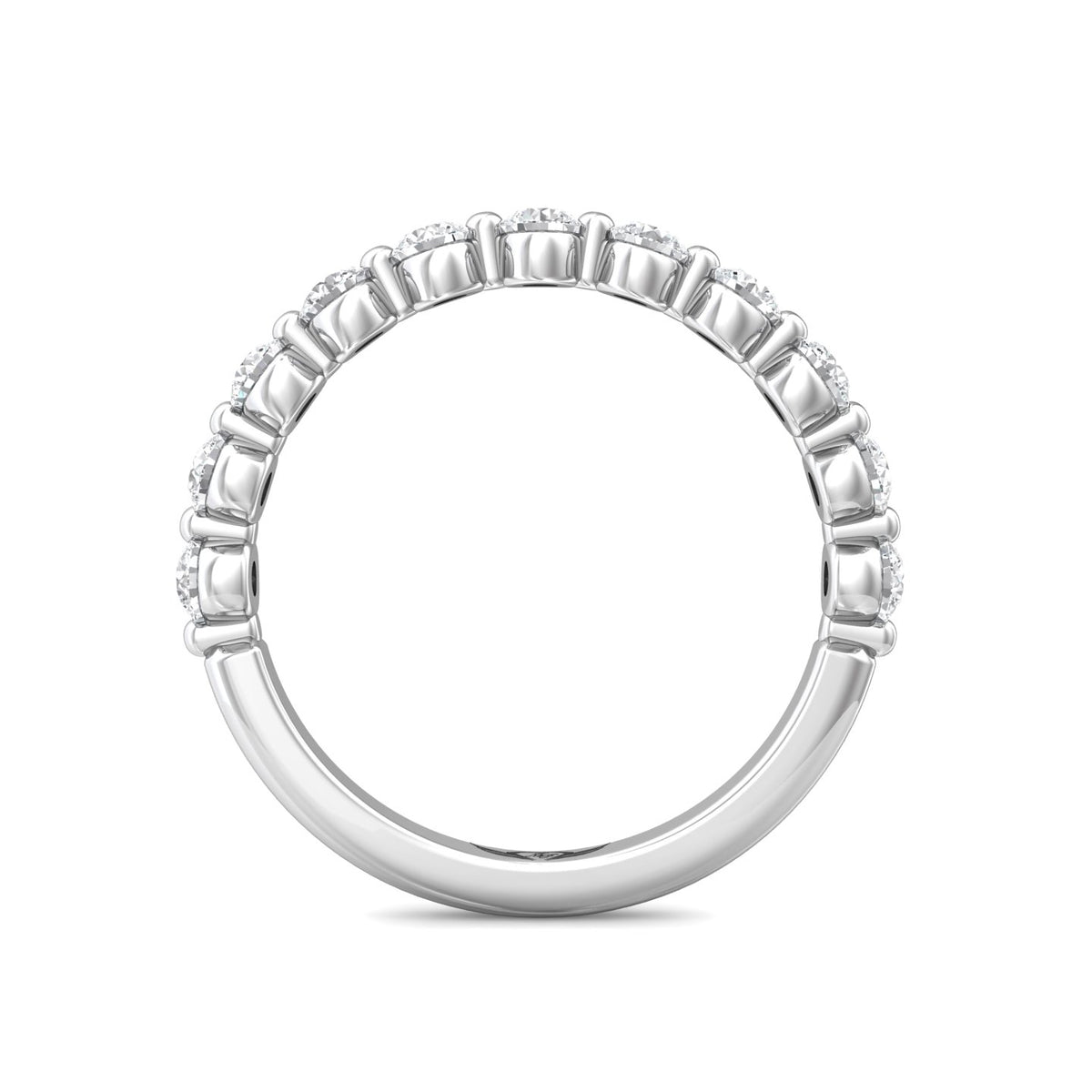 3/4ct. t.w. Diamond Wedding Band in 14K White Gold