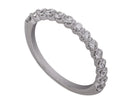 1/2ct. t.w. Newborn Lab Created Diamond Anniversary Ring in 14K White Gold