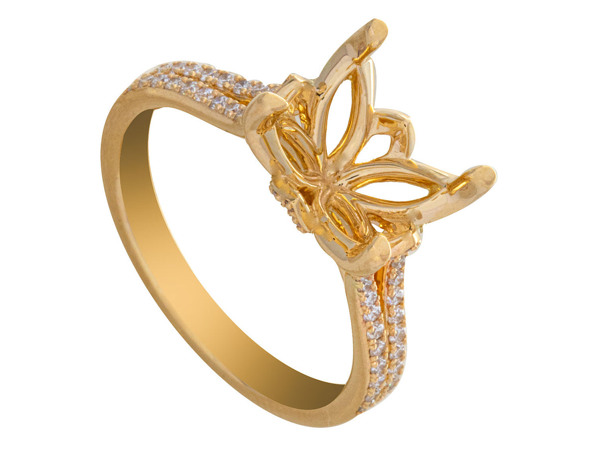 1/5ct. t.w. Diamond Engagement Ring in 14K Yellow Gold