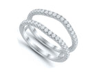1/2ct. t.w. Round Diamond Wedding Guard in 14K White Gold