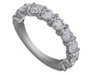 2 1/2ct. t.w. Round Cut Newborn Lab Created Diamond Anniversary Ring in 14K White Gold