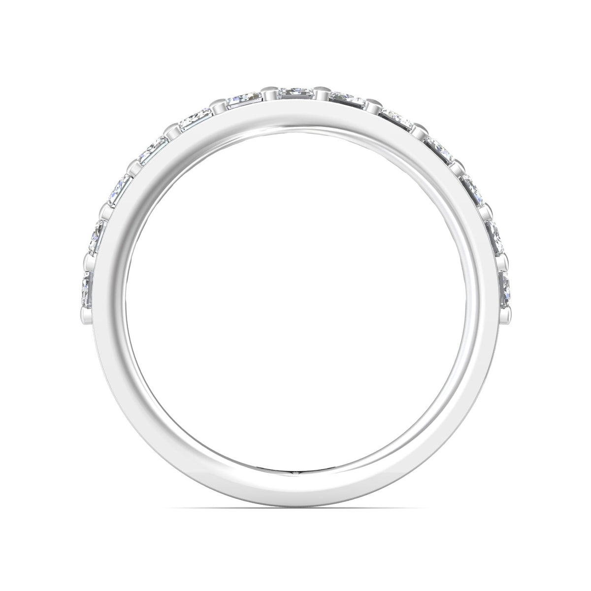 1 1/5ct. t.w. Diamond Anniversary Ring in 14K White Gold