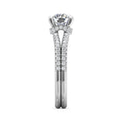 1/3ct. t.w. Round Cut Diamond Engagement Ring in 14K White Gold