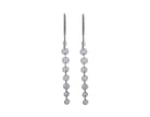 1ct. t.w. Diamond Journey Dangle Earrings in 14K White Gold
