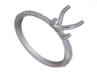 1/14ct. t.w. Diamond Engagement Ring in 14K White Gold