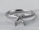 1/14ct. t.w. Diamond Engagement Ring in 14K White Gold