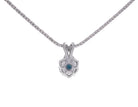 1 1/2ct. Newborn Lab Created Diamond Pendant in 14K White Gold