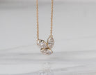 3/4ct. t.w. Marquise Cut Newborn Lab Created Diamond Fashion Pendant in 14K Yellow Gold