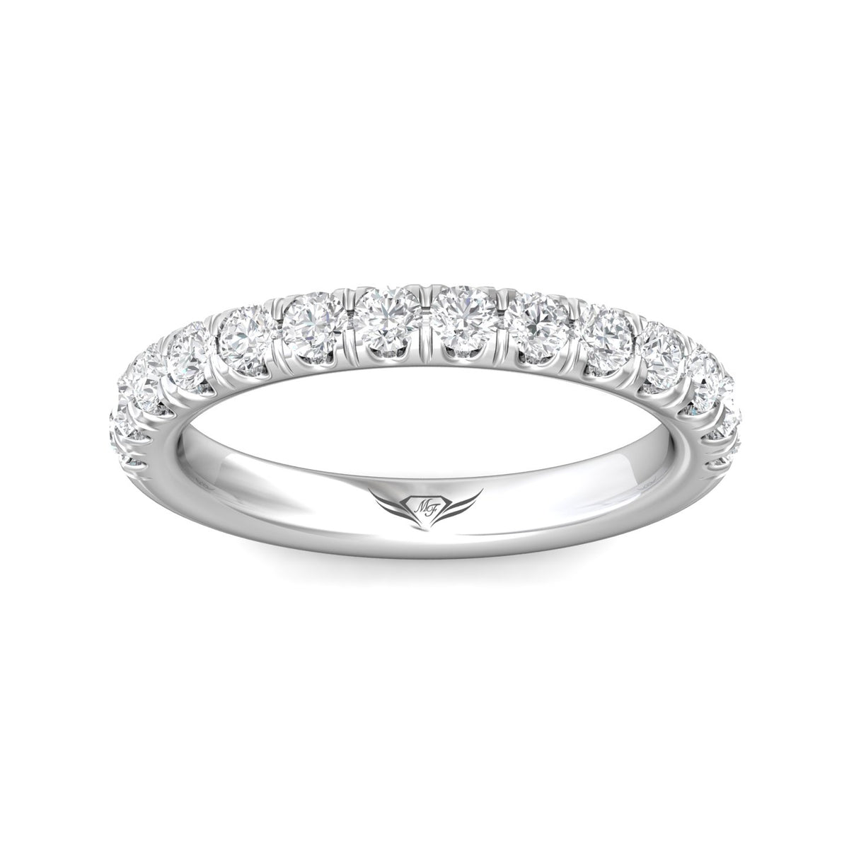 3/4ct. t.w. Diamond Wedding Ring in 14K White Gold