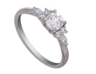 5/8ct. t.w. Round Cut Diamond Engagement Ring in 14K White Gold