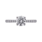 1/3ct. t.w. Diamond Engagement Ring in 14K White and Yellow Gold