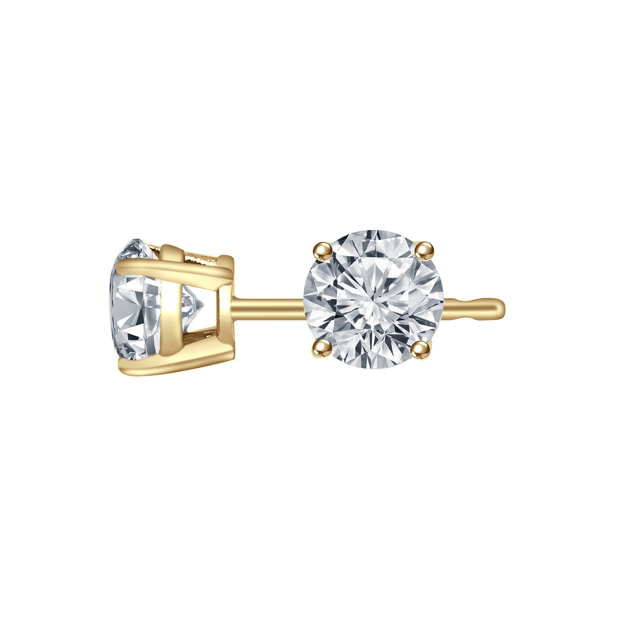 1/4ct. t.w. Diamond Stud Earrings in 14K Yellow Gold