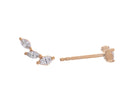 1/3ct. t.w. Diamond Climber Earrings in 14K Yellow Gold