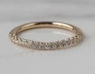 1/3ct. t.w. Chevron Diamond Anniversary Ring in 14K Yellow Gold