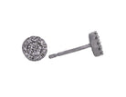 1/8ct. t.w. Diamond Disc Earrings in 10K White Gold