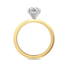 .04ct. t.w. Round Cut Diamond Engagement Ring in 14K Yellow and White Gold