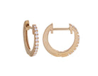 1/7ct. t.w. Diamond Hoop Huggie Earrings in 14K Yellow Gold