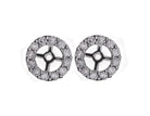1/2ct. t.w. Diamond Halo Earring Jackets in 14K White Gold