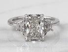 3 7/8ct. t.w. Radiant Cut Newborn Lab Created Diamond Engagement Ring in 14K White Gold
