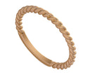 Plain Rope Stacking Ring in 14K Yellow Gold