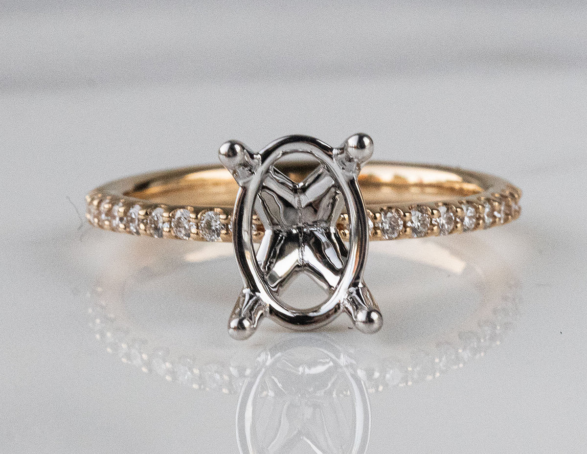 1/5ct. t.w. Diamond Engagement Ring in 14K Yellow Gold