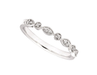 .05ct. t.w. Round Diamond Anniversary Ring in 14K White Gold