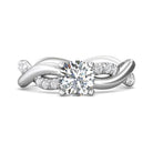 1/3ct. t.w. Round Cut Diamond Engagement Ring in 14K White Gold