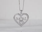 1/10.ct. t.w. Diamond 'MOM' Pendant in Sterling Silver