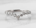 1/2ct. t.w. Chevron Diamond Anniversary Ring in 14K White Gold